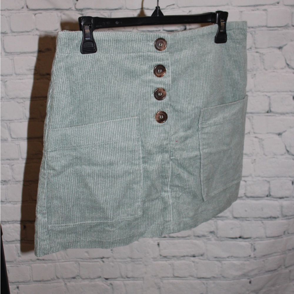 Corduroy Mini Skirt
